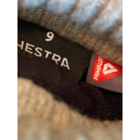 Hestra Mens Leather Size 9 Lined Short Rib Knitted Cuff Touchscreen Compatible - Picture 9 of 9